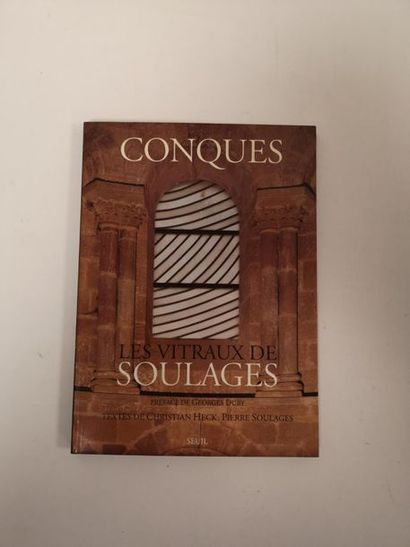 null Conques 
Les vitraux de Soulages. 
Edition du seuil. 
1994. 
Etat d'usage, non...