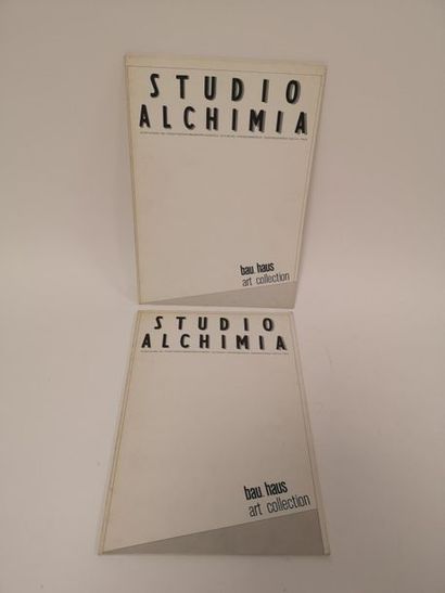 STUDIO ALCHIMIA BAUHAUS Art collection 1980-81. 
Deux fascicules. 
Alchimia Editor....