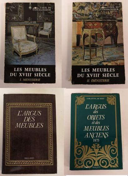 null Lot comprenant : 
- VERLET Pierre 
Les meubles français du XVIIIème siècle....