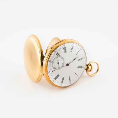 Gusset watch in yellow gold (750) 
Encrypted...