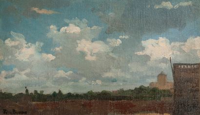 Félix-Joseph BARRIAS (1822-1907) 
Paysage italien



Huile sur toile.



Signée en...