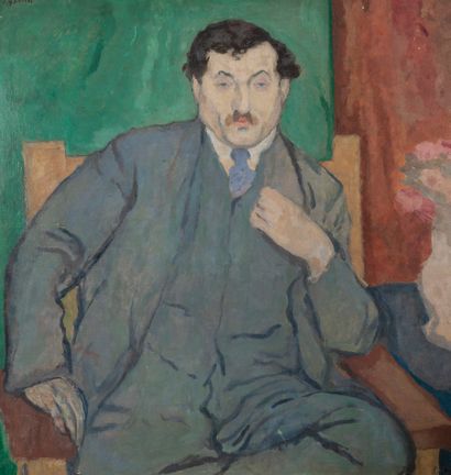 Leopold GOTTLIEB (1879-1933) 


Portrait of Adolphe Basler.



Oil on canvas.



Signed...