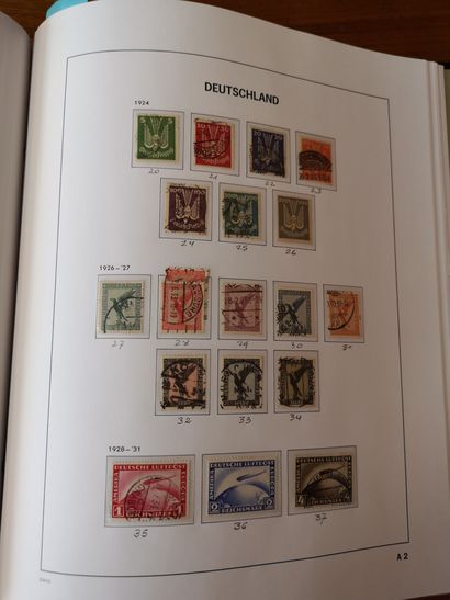 ALLEMAGNE, Emissions 1872/1925 
POSTE POSTE AERIENNE : Collection de timbres neufs...