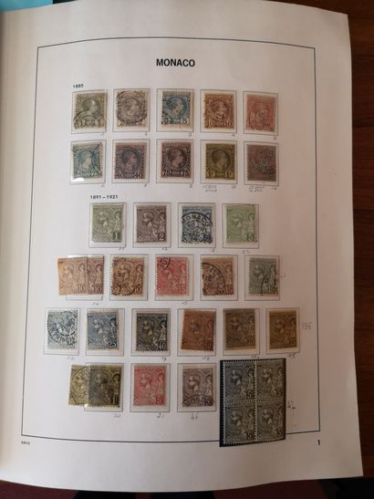 MONACO, Emissions 1885/2011 
Very nice collection of mint and cancelled stamps in...