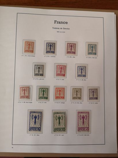 France 
Poste-Aérienne, Préoblitérés, Taxe, Service, Colis Postaux, Spécimens, Journaux,...