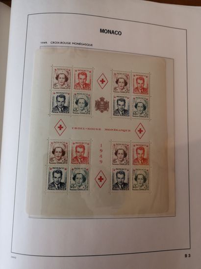 MONACO, Emissions 1885/2011 
Très belle collection de timbres neufs et oblitérés...