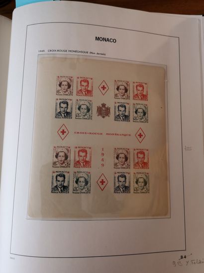 MONACO, Emissions 1885/2011 
Très belle collection de timbres neufs et oblitérés...