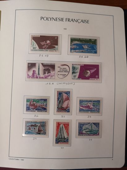 POLYNESIE, Emissions 1950/1998 
Postage, PA, Blocks : Nice collection of mint stamps,...