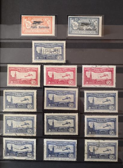 FRANCE et COLONIES GENERALES, Emissions 1900/1960 
Ensemble de timbres principalement...