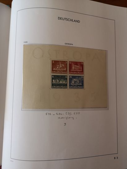 ALLEMAGNE, Emissions 1872/1925 
POSTE POSTE AERIENNE : Collection de timbres neufs...