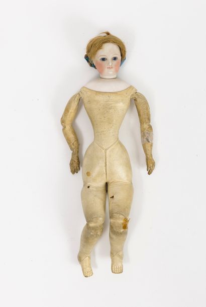 France Parisian doll.

Swivel head marked 2 in hollow and porcelain collar. Fixed...