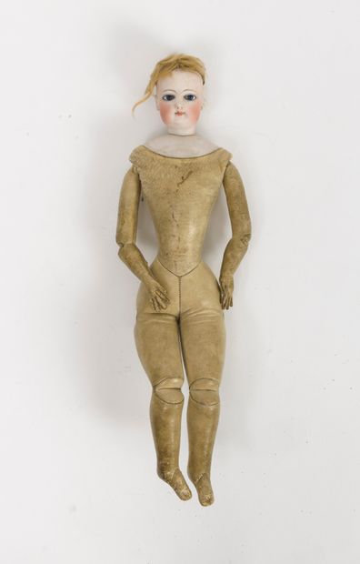 Attribuée à François GAULTIER Parisian doll.

Swivel head marked 2 and porcelain...