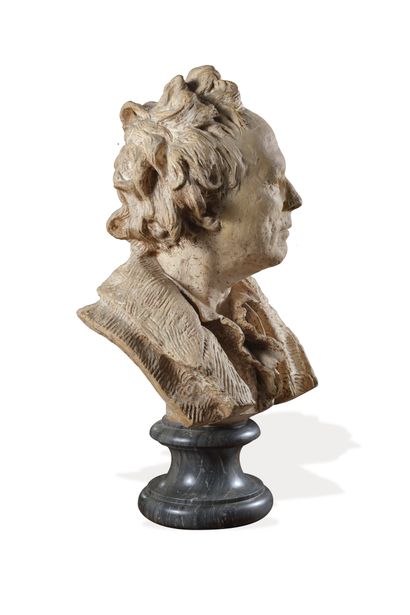 D'APRÈS JEAN-ANTOINE HOUDON (1741-1828) Christoph Willibald Gluck.

Buste en terre...