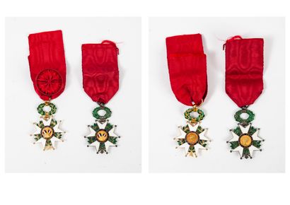 FRANCE, IIIème République Ordre national de la Légion d'honneur.

- Etoile d'officier...