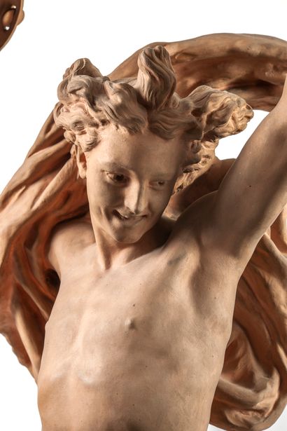 Jean-Baptiste CARPEAUX (1827-1875) Le Génie de la Danse n°1.
Terracotta proof.
Signed...