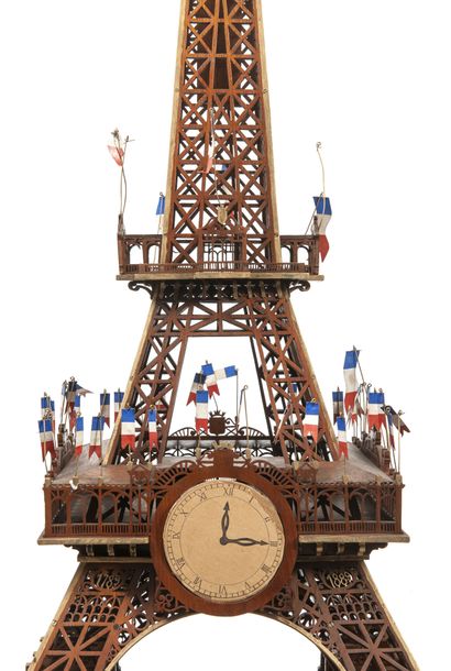 null Exceptional model of the Eiffel Tower.
Universal Exhibition of 1889.
In cut-out...