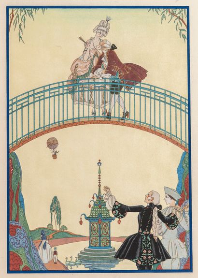 VERLAINE (Paul) - BARBIER (George). 
Fêtes galantes. Illustrations by George Barbier....