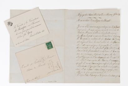 de BEAUPRE Guy OFFICIAL TRIP OF TSAR NICOLAS II (1868-1918) TO FRANCE.

Autograph...