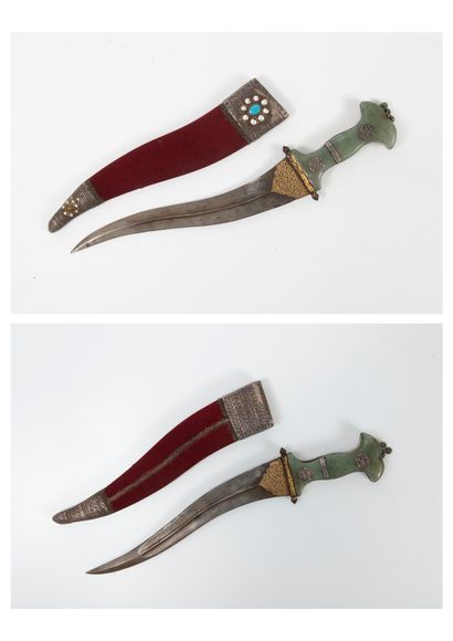 EMPIRE OTTOMAN, Fin du XIXème ou début du XXème siècle Kriss 

Kadjar or Mughal dagger....