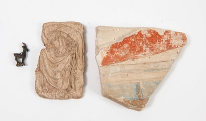 Lot d'archéologie - EGYPT (?)

Fragment of a limestone wall decoration in low relief...