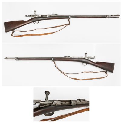 MANUFACTURE DE SAINT ETIENNE Chassepot rifle, model 1866.

Case marked "St Etienne...