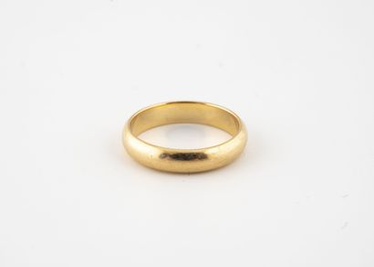 null Wedding ring in yellow gold (750) 

Weight : 3,8 g. - Finger size : 52

Scratches...