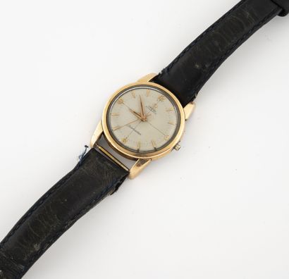 OMÉGA, Seamaster Men's wrist watch. 
Round case in steel and gilded metal. 
Dial...