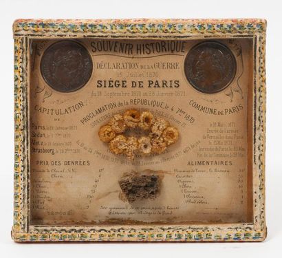 Souvenir historique du Siège de Paris, (18 sept. 1870-28 janv. 1871) Petit cadre...