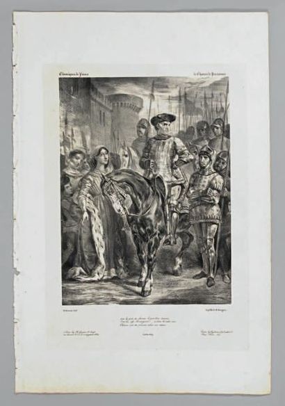 [Eugène DELACROIX (1798-1863)] TASTU (Mme Amable) Chroniques de France dessinées...