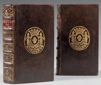 RACINE (Jean) Oeuvres. Nouvelle édition. Bruxelles, G. de Baker, 1700; 2 vol. in-16...