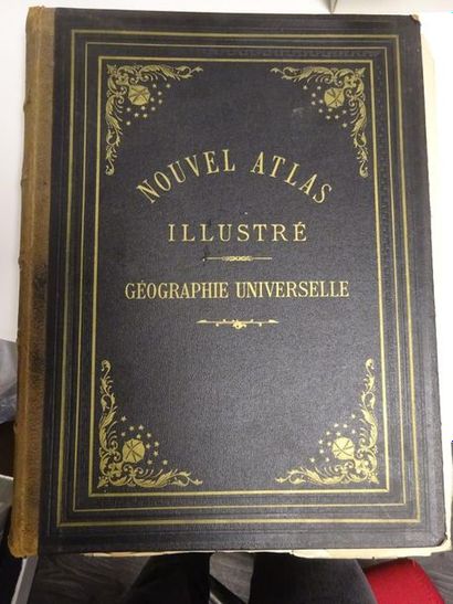 MARTINEAU M.A. New illustrated atlas. Géographie universelle.
Editions Paris Direction...