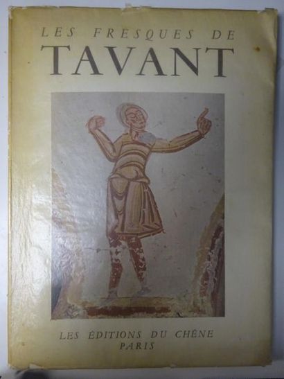 PAUL HENRI MICHEL Les fresques de Tavant, la crypte. 
Editions du chêne, 1956. 
Un...
