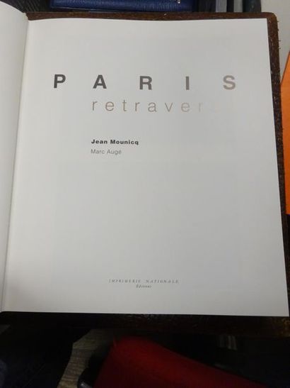 MOUNICQ Jean, AUGE Marc. Paris retraversé. 
Editions de l'imprimerie nationale, Paris,...