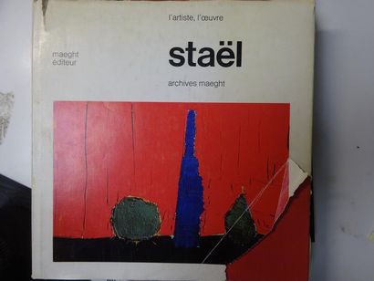 CHASTEL André Staël, the artist and the work. 
Maeght Editeur, Paris, 1972.
An in-8...