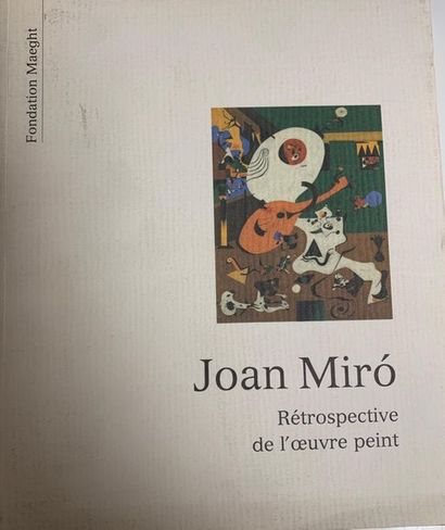 PRAT Jean-Louis, Joan Miro. Rétrospective de l'oeuvre peint. 
Editions Fondation...