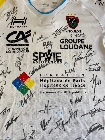 Maillot 3XL Boxing Day dédicacé RCT Boxing Day collector's jersey signed RCT tea...