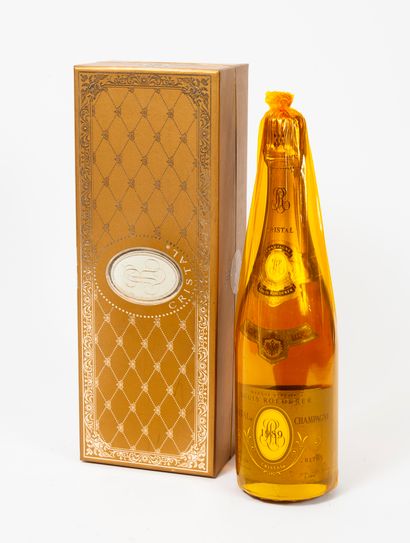 Louis Roederer Cristal Champagne, Brut.

Bouteille, 1989.

Boîte de la Maison (usures,...