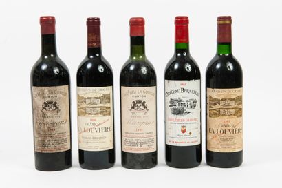 Chateau La Gurgue One bottle, 1958. 

High shoulder level.

Stains and rubbing to...