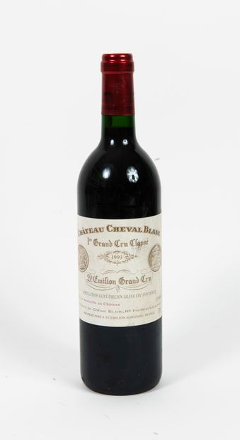 CHÂTEAU CHEVAL BLANC A bottle, 1993. 

Low neck level.

Small stains.
