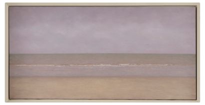 Reynald GOLDSTEIN (?-2012) Vue de la baie de la Somme, 2008. 

Huile sur toile.

Signée...