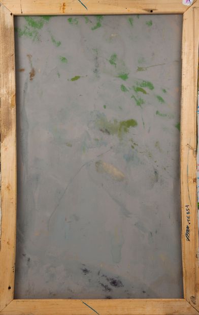 Francky CRIQUET (1968) Untitled.

Oil on canvas.

Signed lower right. 

147 x 93,5...