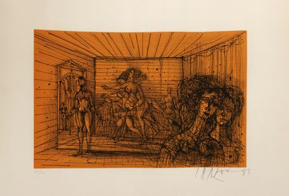 Jean-Baptiste VALADIÉ (1933) Sans titre.

Lithographie en couleurs sur papier.

Signé...