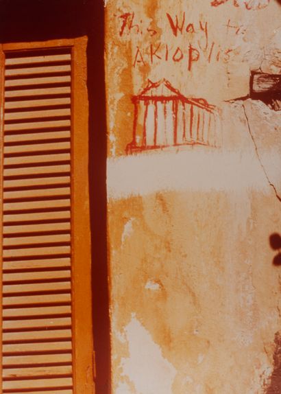 Ecole du XXème siècle Athens, 1979. 

Chromogenic color print mounted on panel. 

Signed,...