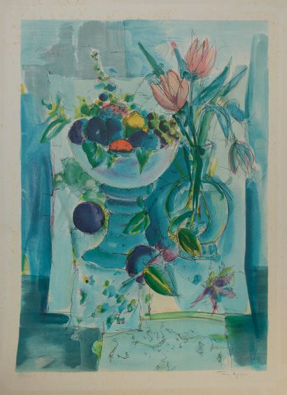 Roger BEZOMBES (1913-1994) Persian, 1968.

Lithograph in colors on paper.

Signed...