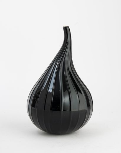Renzo STELLON (1943) & SALVIATI Drops vase, 2009.

In Murano glass.

Signed and dated...