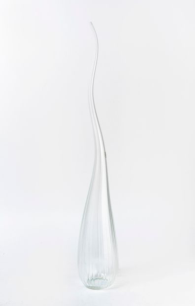 Renzo STELLON (1943) & SALVIATI Aria vase, 2009.

In Murano glass.

Signed and dated...