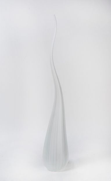 Renzo STELLON (1943) & SALVIATI Vase Aria, 2008.

En verre de Murano.

Signé et daté...