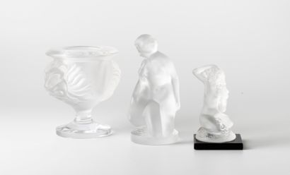 LALIQUE, France Statuette Floréal.

Modèle créé en 1942.

Epreuve en verre blanc...