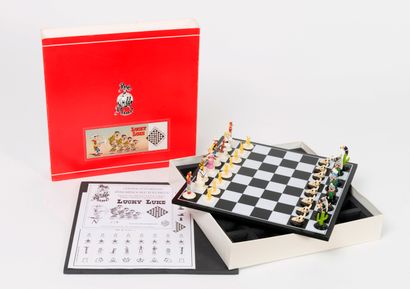 Pixi, Paris Lucky Luke, mini chess set, 1996. 
Limited edition of 350 copies. 
Board...