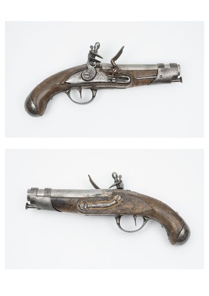FRANCE, époque Premier Empire (1804-18015) (composite) Manufacture de Maubeuge 

Pistolet...